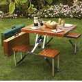 Wood Foldable Picnic Table